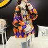 Autumn and Winter New Retro Thickened Mori Sweater Outer Wear Women's BF Style Loose Medium and Long High Collar