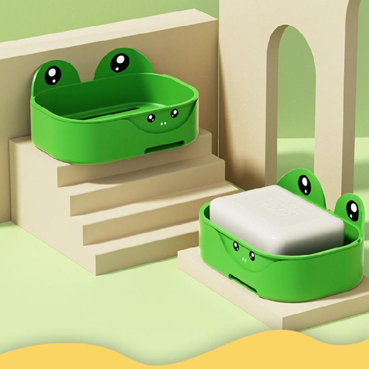 Seifenschale mit Frosch-Thema Lustiges und funktionales Badezimmer-Accessoire für Kinder und Erwachsene, um Seife trocken zu halten
