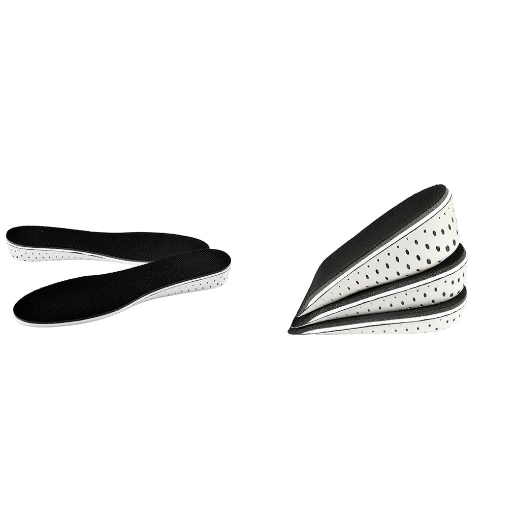 1 Pair EVA Heightening Insole Thermal Replacement Winter Autumn Sweat Absorbent Boot Heels Shoe Lift Elevator Accessories