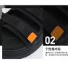 Kappa Sandals Summer Couple Men's and Women's Velcro Strap Sandals Outdoor Sports Beach Shoes