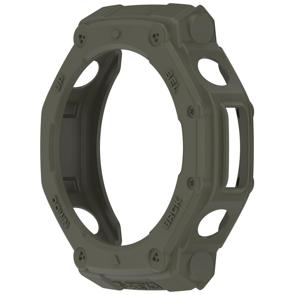 

Чехол из ТПУ силикона для часов Amazfit T-REX3 T-REX 3, модный, устойчивый к царапинам, ударопрочный, бронированный, полый, с корпусом, аксессуары для часов T-REX 3 джунглях зеленый