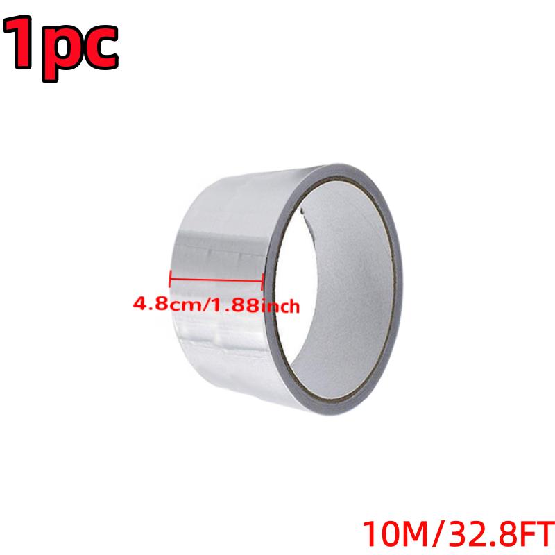 Aluminiumfolienband Silber Hitzebeständig Auslaufsicher Klebstoffe Flicken Reparatur Anti-Leckage Gewebeklebeband Küche Wasserdichte Aufkleber