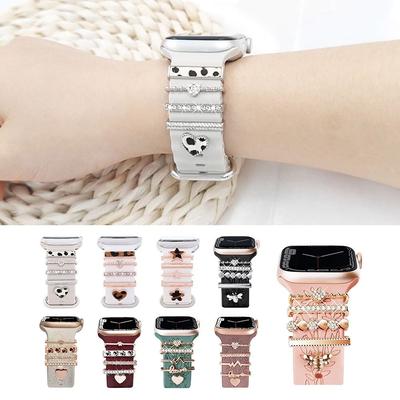 Kreative Diamant-Brosche, Uhrenarmband, Ornament, Armband, Zubehör, Armband-Charms, dekorativer Ring