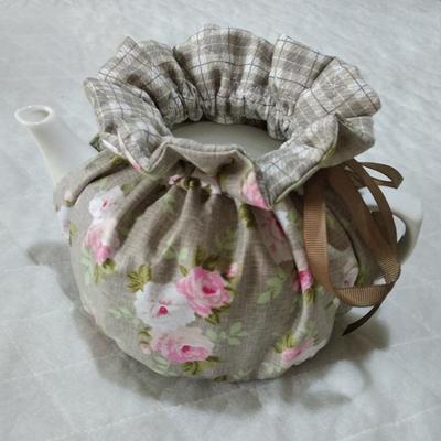 Çaydanlık Su Isıtıcısı Rahat Bağcıklı Toz Kapağı Sinek Kuşu Çiçek Desenli Isı Yalıtımı Çaydanlık Isıtıcı Kadınlar İçin Ev Dekorasyonu Mutfak Hediye