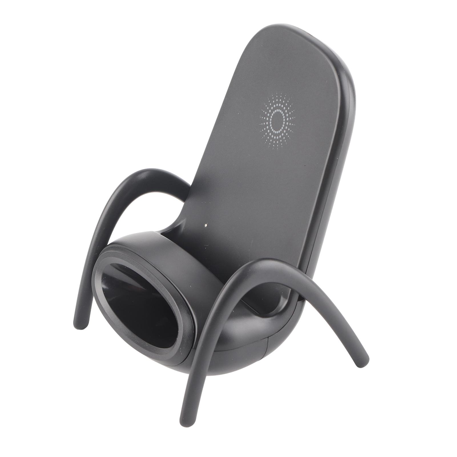 

Кресло Беспроводное зарядное устройство 15 Вт Быстрая зарядка Зарядное устройство для ISO для Android Мобильный телефон Черный чёрный