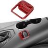 Red Carbon Fiber Electronic Handbrake Cover for Ford Mustang 2024-25 Accessories