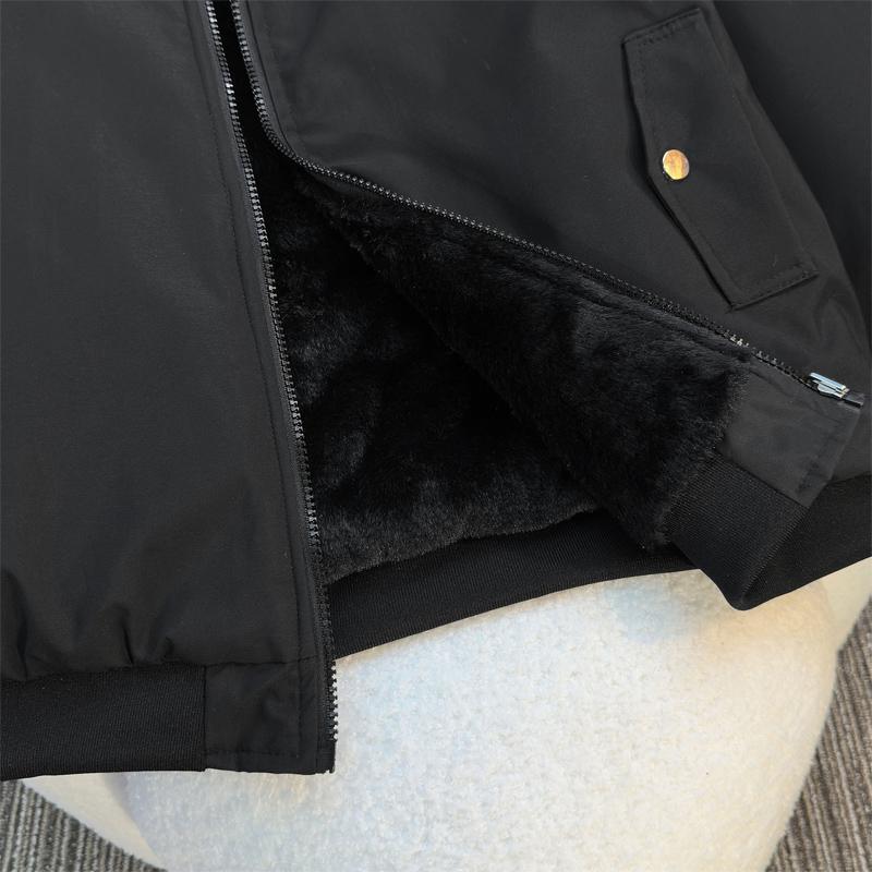 Wear Both Sides Fashion Winter Faux Fur Jackets Woman Parkas Hooded Casual Women's Short Coats