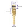 Metal Quick Connector Adapter for Karcher K Faucet Water Pressure Washer Adapter Shower Tube Garden Yard Watering