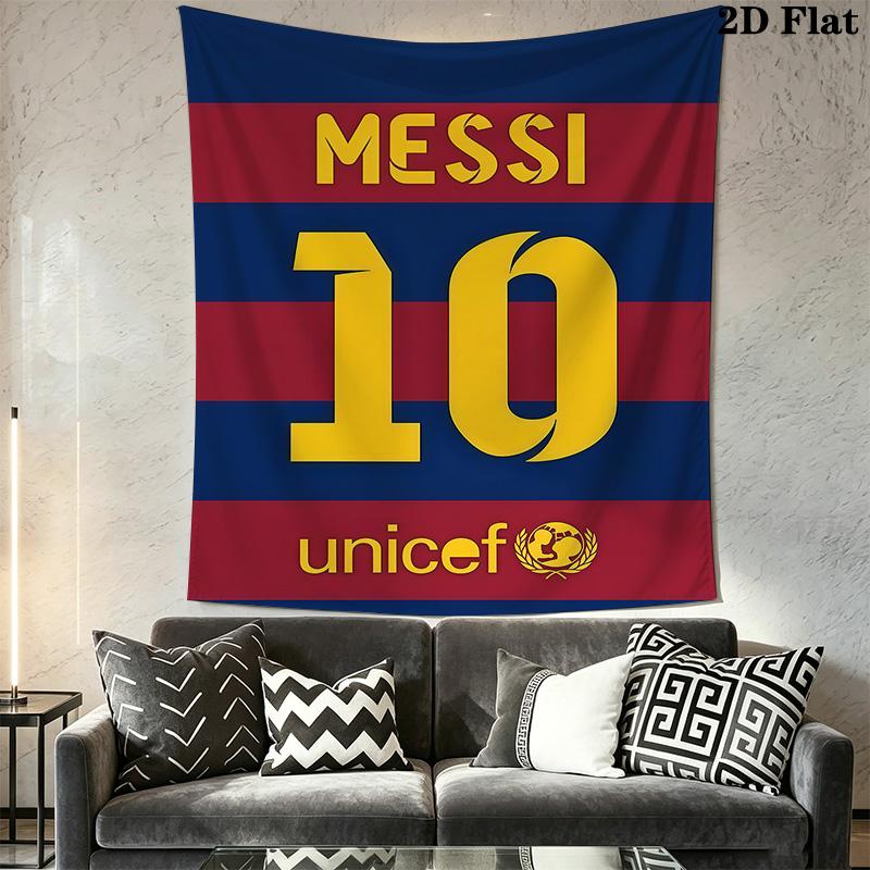 Messi'S Unicef Collaboration Threepiece Set 1 Duvet Cover 2 Pillowcase Without Core Christmas Birthday Gift Duvet Cover And Pillowcase