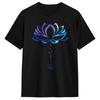 Lotus Flower Yoga Meditation Breathe Cotton Tshirt For Adult Summer Vintage Tshirts Harajuku Tee Shirt Oversized Print Clothes
