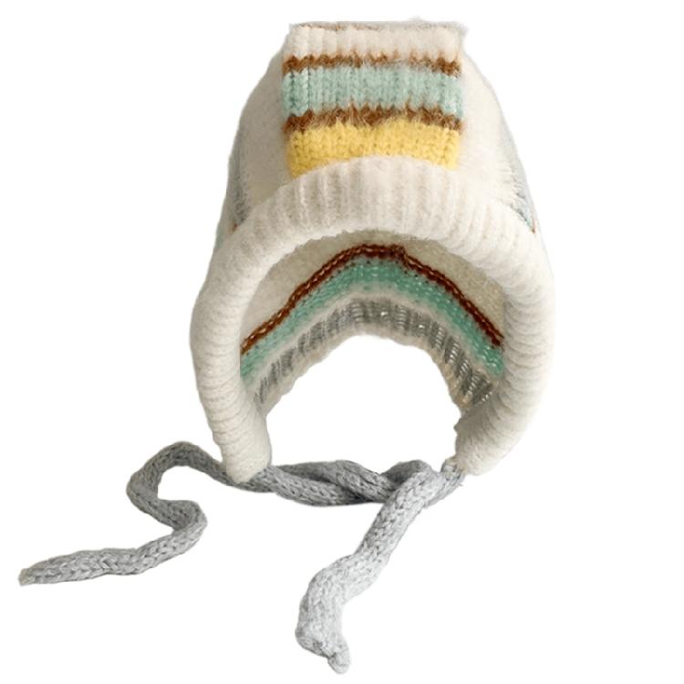 Women Winter Trapper Hat Crochet Earflaps Hat Soft Knitted Hat Thicken Snow Hat for Women Christmas Valentines Present