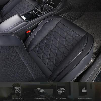 Neu Autositzbezug Vorne PU Leder Autositzkissen Autos Seat Protector Universal Auto Stuhl Pad Matte Auto Zubehör