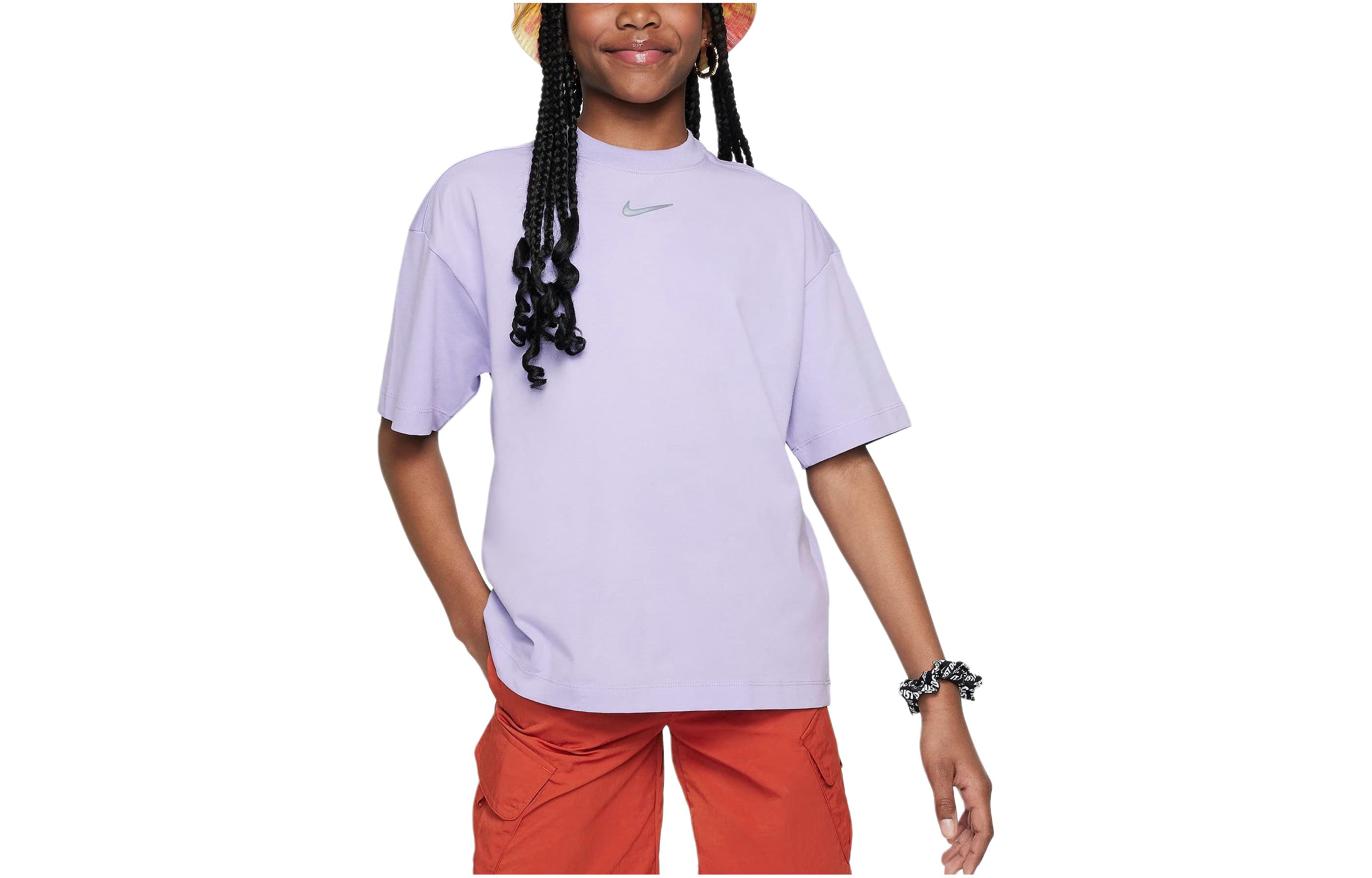 Nike T Shirt Sportswear Hydrangea Kids  FN9692-515 L