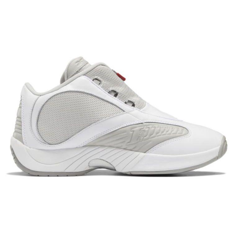 Packer Shoes x Reebok Answer 4 OG Weiß Silber Herren Sneaker Schuhe-Weiß Flash-Rot Schneegrau GY4069
