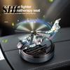 Aromatherapy Ornament 1 Set Car Air Freshener Solar Rotating Solid Helicopter Shape Fragrance Diffuser Automotive Decoration
