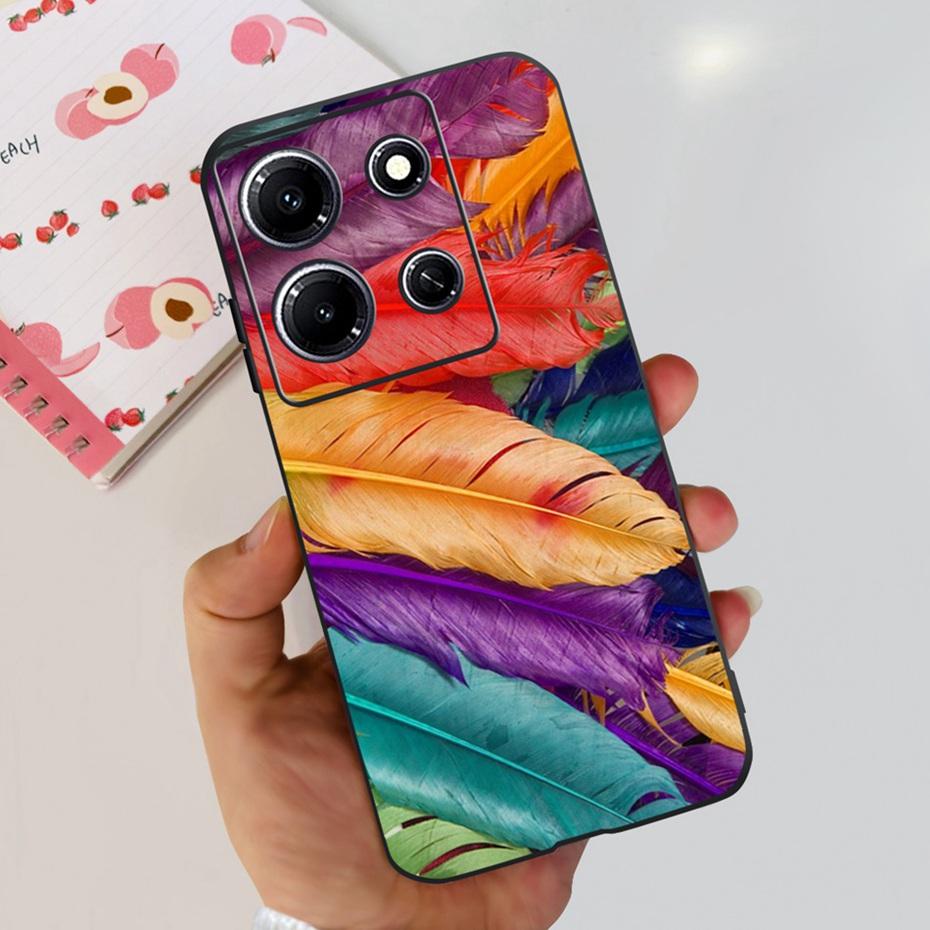Fashion Butterfly Phone Case For Infinix Note 30i Note30 Pro 2023 Soft Silicone TPU Back Cover For Infinix Note 30 Pro Note30i