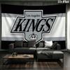 LA Kings Wall tapestry, aesthetic printed fabric blanket, suitable for bedroom, living room, and home decor.