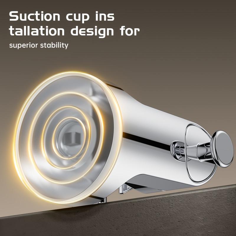 1PC Adjustable Shower Head Suction Cup Bracket, Bathroom Handheld Shower Wall-mounted Non-punching Bracket