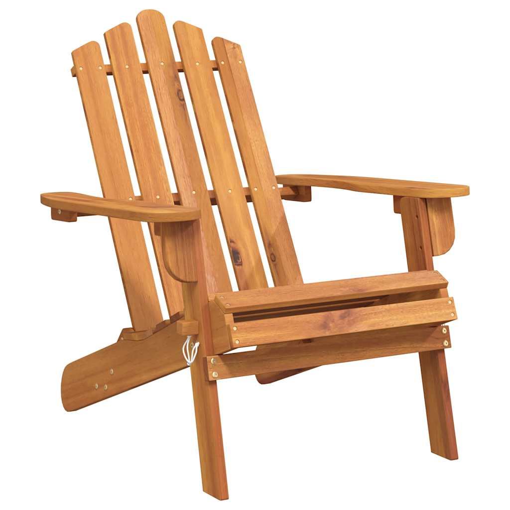 Vidaxl Solid Acacia Wood Adirondack Garden Chair