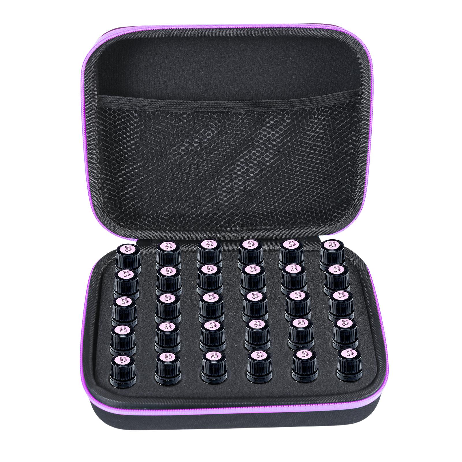 

Чехол для переноски эфирных масел на 30 флаконов 5-10 мл, защитная сумка на роликах из ЭВА для домашнего и дорожного использования