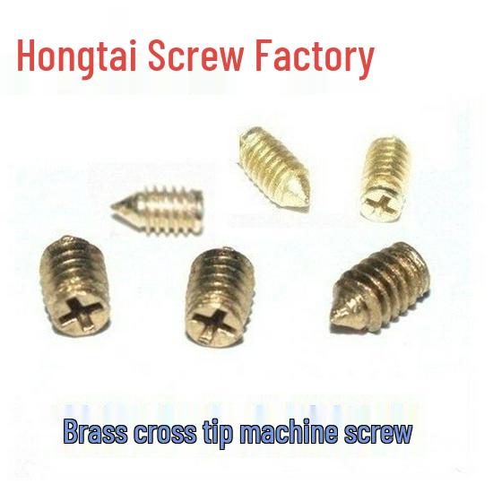 Copper & Brass Machine Set Screws (M2, M2.5, M3, M4) Headless