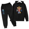 Nejprodávanější Kreslený Anime One Piece Luffy Zoro Dětský Jaro Podzim Harajuku Mikina Tepláky Set Kapsy Mikina Vrcholy