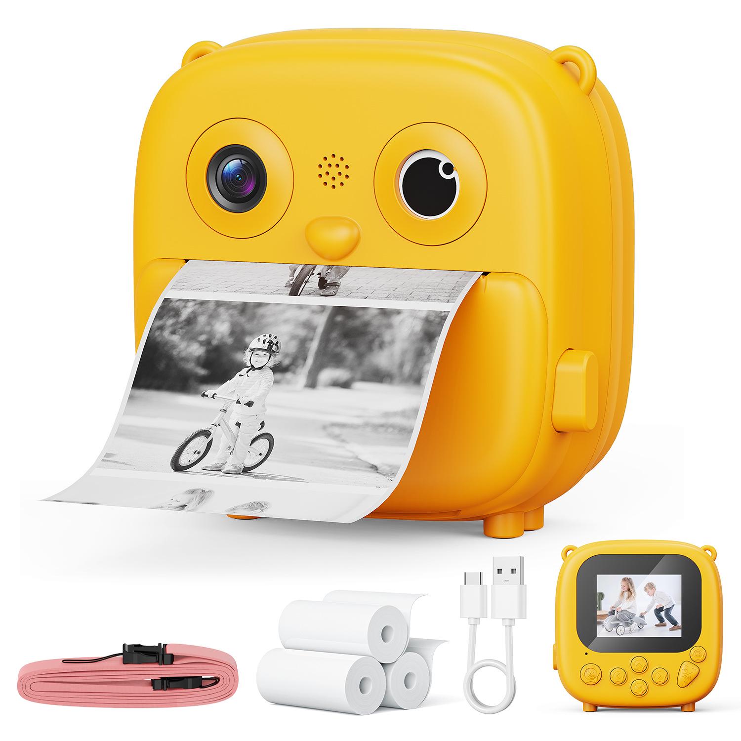 Детская трансграничная камера Polaroid: Цифровая мультяшная игрушка с видео и играми