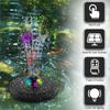 Color LED Solar Fountain Pump Bird Bath Pool Pond Garden Outdoor With 7 Nozzles 3W Solar Waterfall Water Powered Fountain