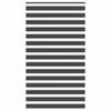 VidaXL Store Zèbre Noir 125x230 Cm Largeur Du Tissu 120,9 Cm Polyester, Store Enrouleur Zébré, Store Zébré Pour Fenêtre, 4014292
