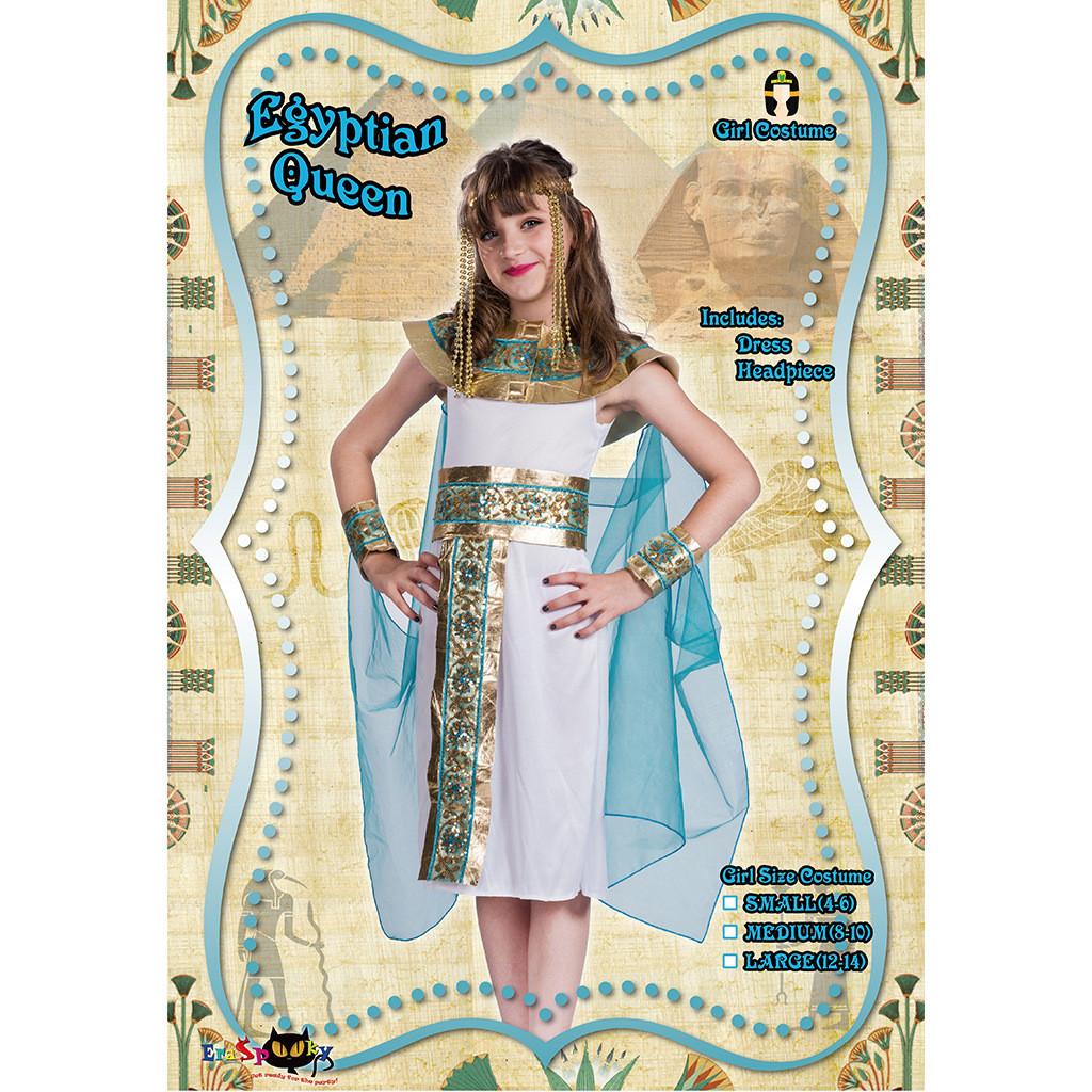 Purim Egyptian Queen Cosplay Costume For Girls Halloween Role Play With Polyester Fabric For Themed Parties