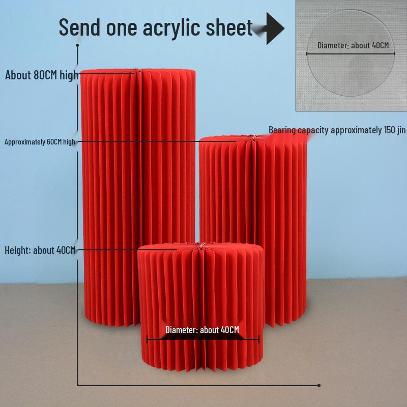 Paper Folding Dessert Table Cake Stands & Wedding Decoration Aisle Markers