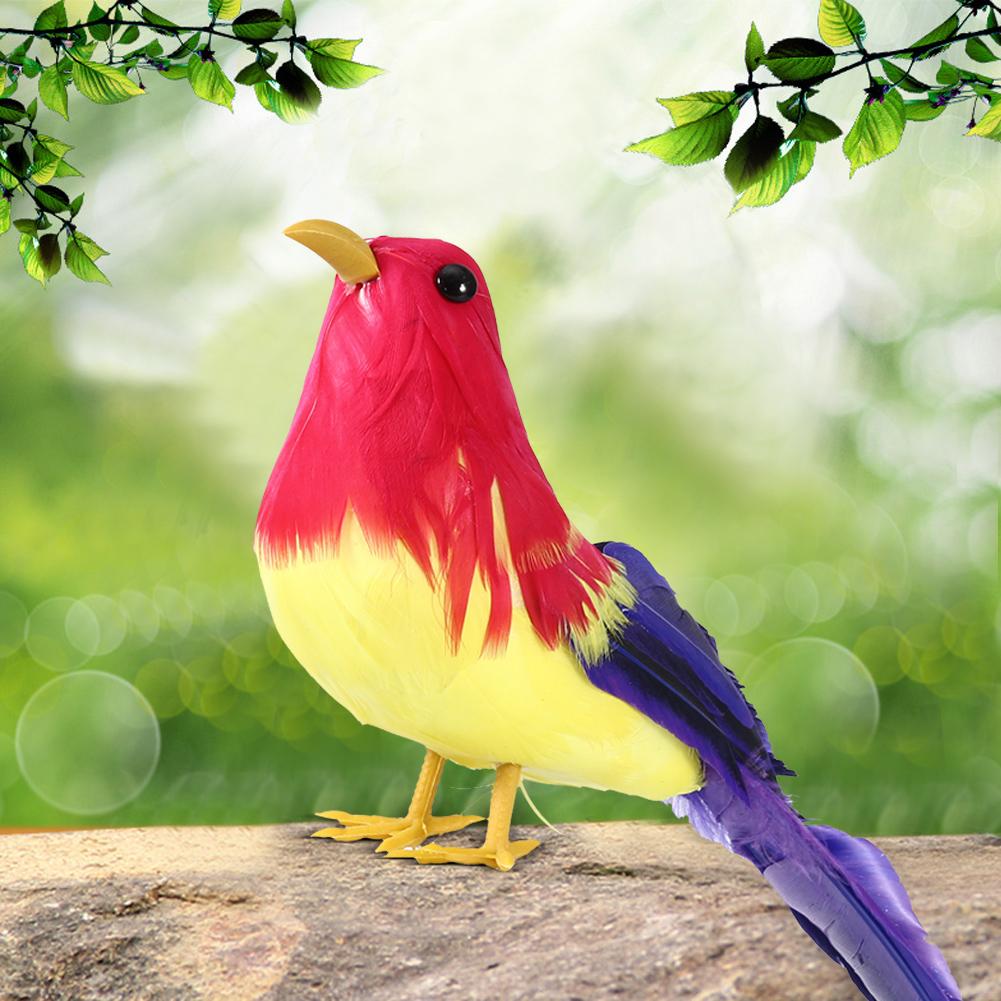 Hochsimulierte Schaumstofflandschaft Tier Vogel Rasen Figur Handgefertigte Gartendekoration