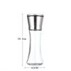 Moedor de aço inoxidável Moedor de sal e pimenta Moedor manual de ervas para alimentos Recipientes para temperos Utensílios de cozinha Frascos para temperos Vidro