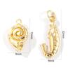 2 PCs Brass Charms 18K Gold Plated Conch Shrimp Ocean Pendants For DIY Necklace Bracelet Jewelry Making Findings