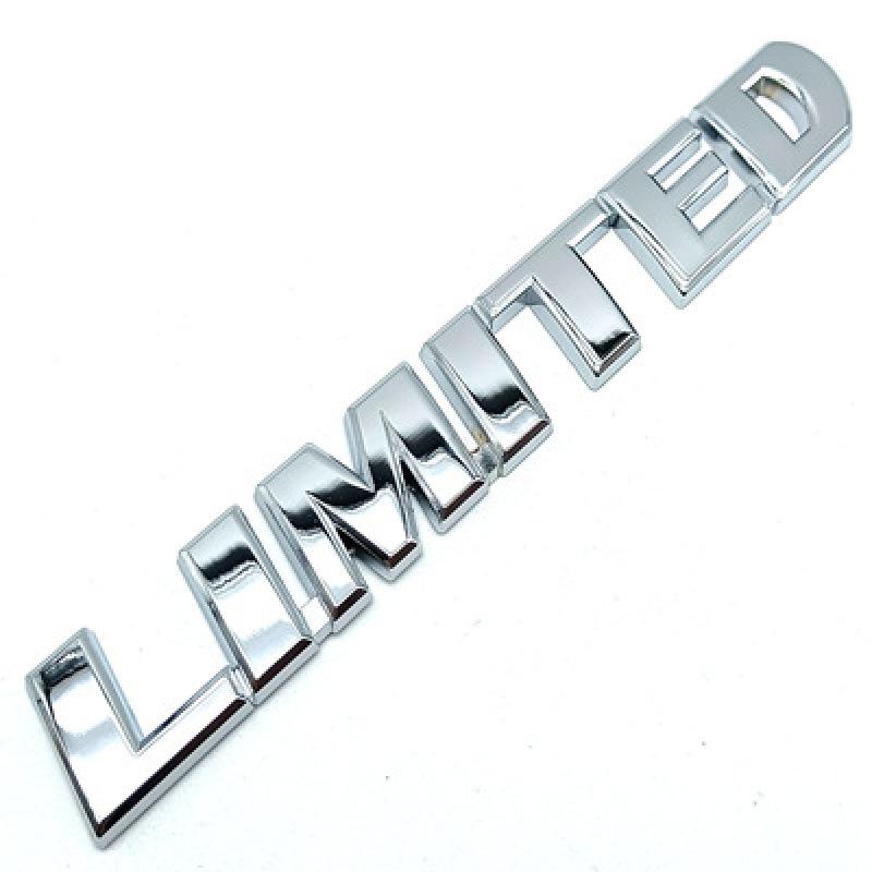 

Chrome Black Limited Letters Rear Trunk Fender Emblem Badge Sticker Decals For Toyota Highlander Tacoma Tundra Car Accessories