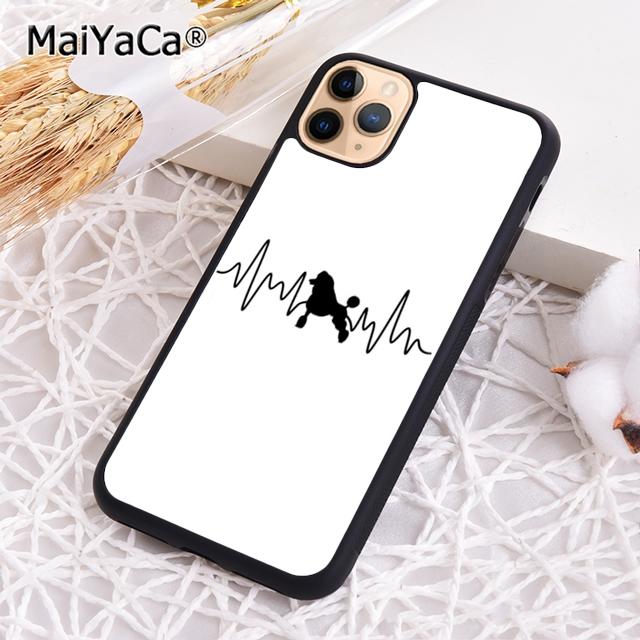 

MaiYaCa Life Is Better With A Poodle Silhouette Phone Case For iPhone 17 Air 16 15 plus 11 12 13 14 pro max coque iPhone 11pro max