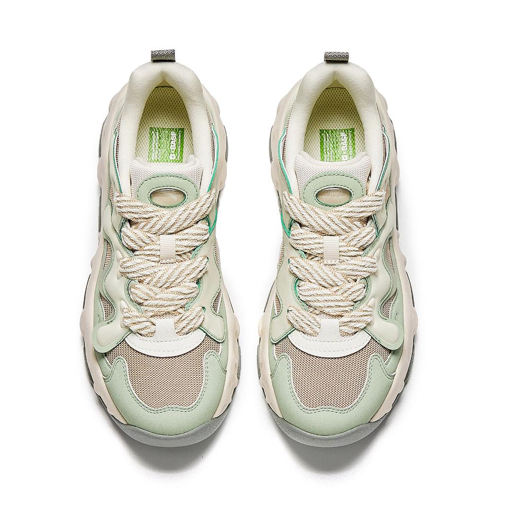 Anta Milk Candy Sports Shoes Spring 2026 Kids Sneakers Green White 922618885-4