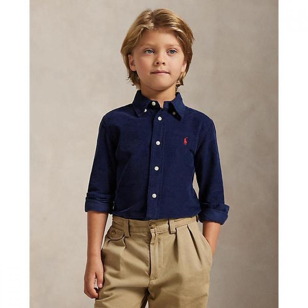Polo Kids Boys 2 7 Cotton Corduroy Shirt Cwpowovb6820640400 2