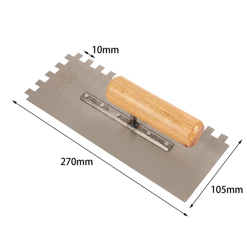 

1Pc Toothed Knives Ceramic Widened Large Boards Tile Tiling Tools Masons Serrated Trowels Workers Auxiliary Plastering Decor A3