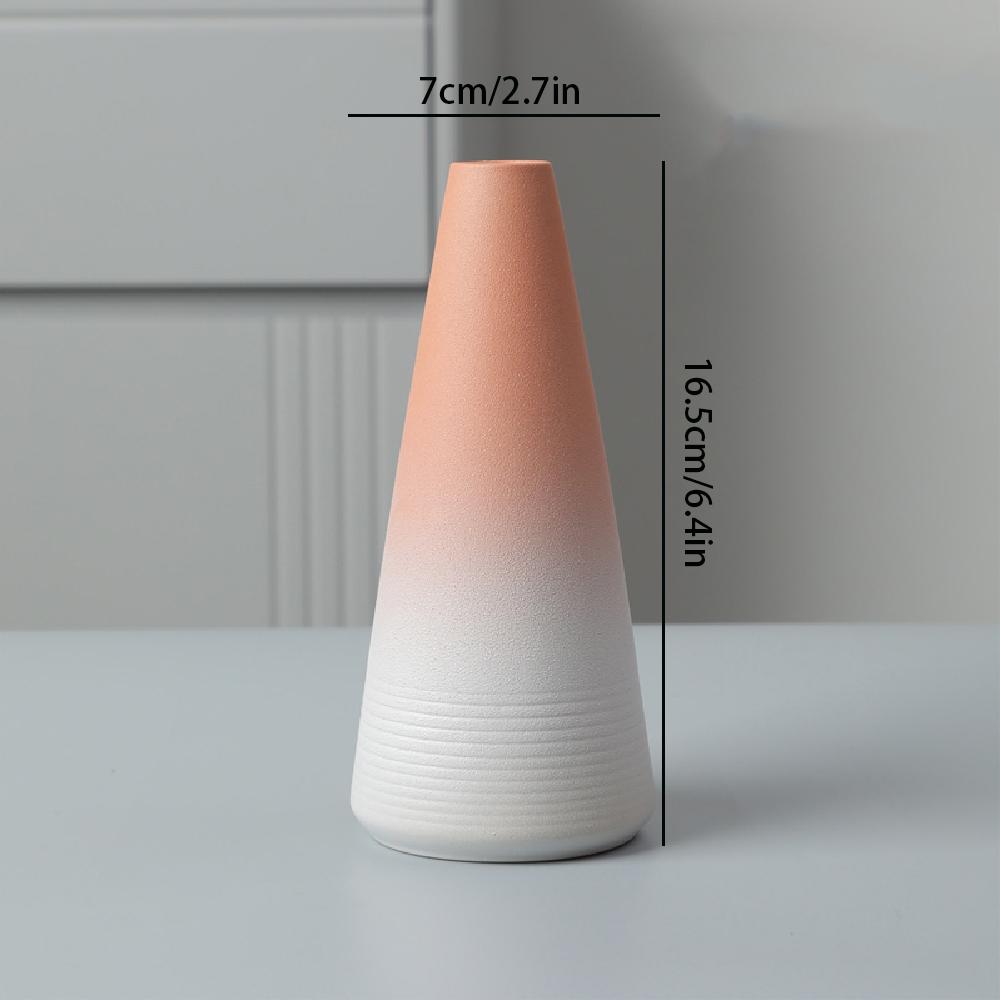 Ceramic Small Flower Vase Home Decoration Crafts Tabletop Ornament Simplicity Japanese-style Decoration