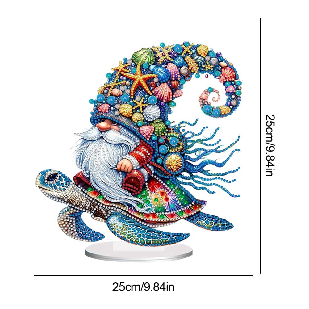 Acrylic Special Shaped Cartoon Goblin Table Top Diamond Painting Ornament Kits Diamond Painting Desktop Decorations for Bedroom