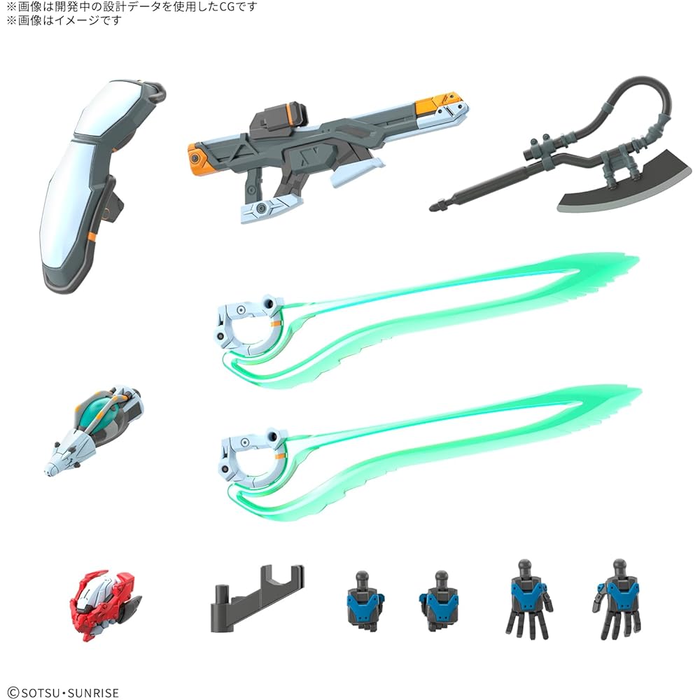 Bandai Spirits HG GQuuuuuuX Endymion Unit Awakening 1/144 Scale Plastic Model Kit Color-Coded Assembly