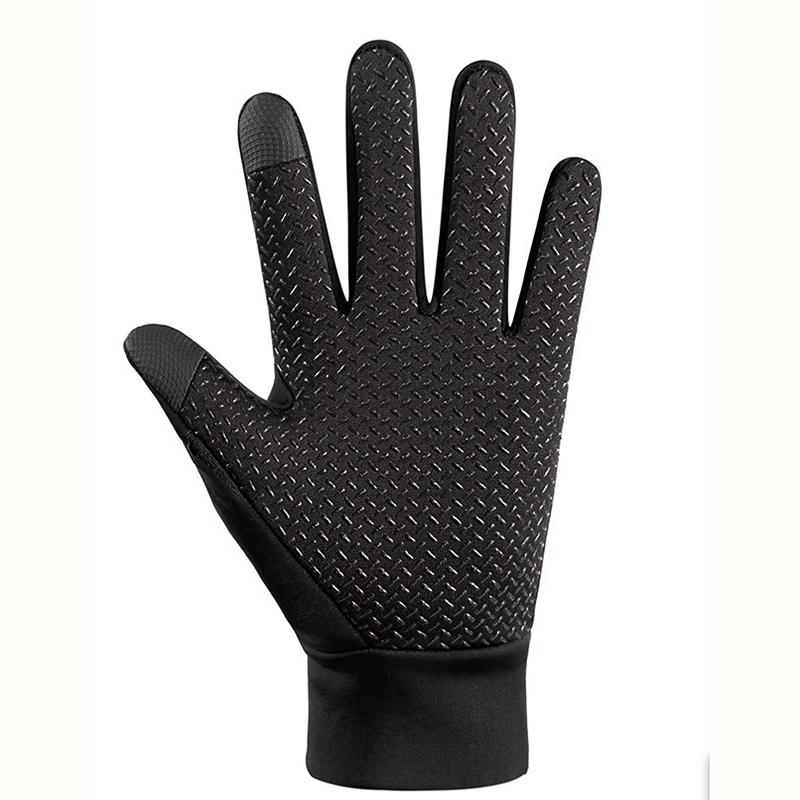 A Pair of Outdoor Double-layer Touch Screen Anti Slip, Waterproof, and Windproof Sports Gloves