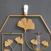 Art Ins Wall Dry Flowers Ornaments Wall Hanging Vases Iron Artistic Background Crafts