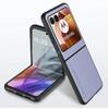 Plain Leather Phone Case For Motorola Razr Ultra 2025 Razr + 2024 Razr 60 50 Ultra Matte Shockproof Soft Frame Bumper Cover