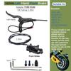 Monopattino Elettrico NUTT A5-D con Freni Idraulici, 140mm, 160mm, 180mm, Compatibile con Zero 10X, KUGOO G1, VSETT 10+, 9+, 9