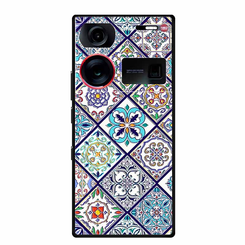 3D Emboss Case For ZTE Nubia Z60 Ultra Phone Case Flowers Soft Silicone Coque For Nubia Z60 Ultra Back Cover Cases Z 60 Z60Ultra