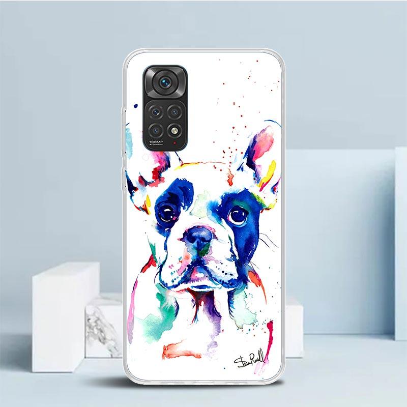 French Bulldog Dog Pug Phone Case For Xiaomi Redmi Note 15 14 14S 13 12S 12 Pro Plus 11S 11 11T 11E 10S 10 + Soft TPU Back Cover