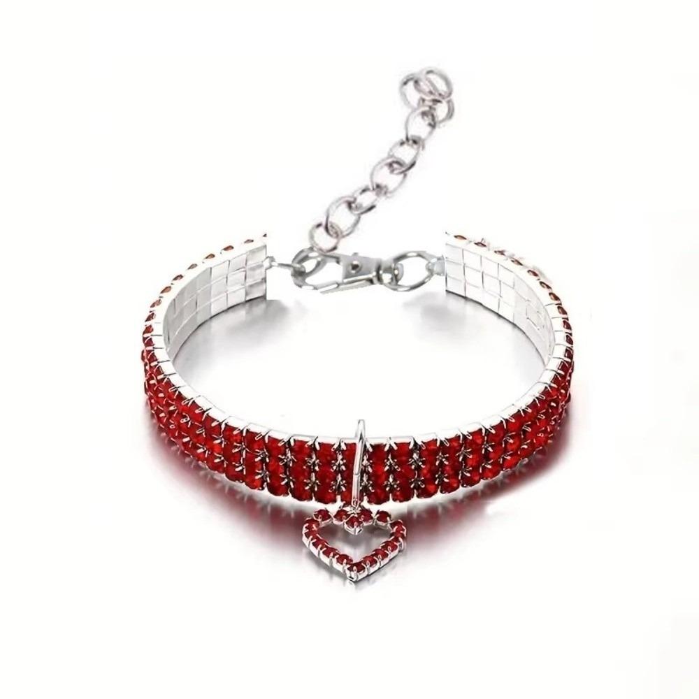 Adjustable Cat Collar Necklace Decorative Pendant Dog Collar Accessory Pet Neck Collar For Cat Dog