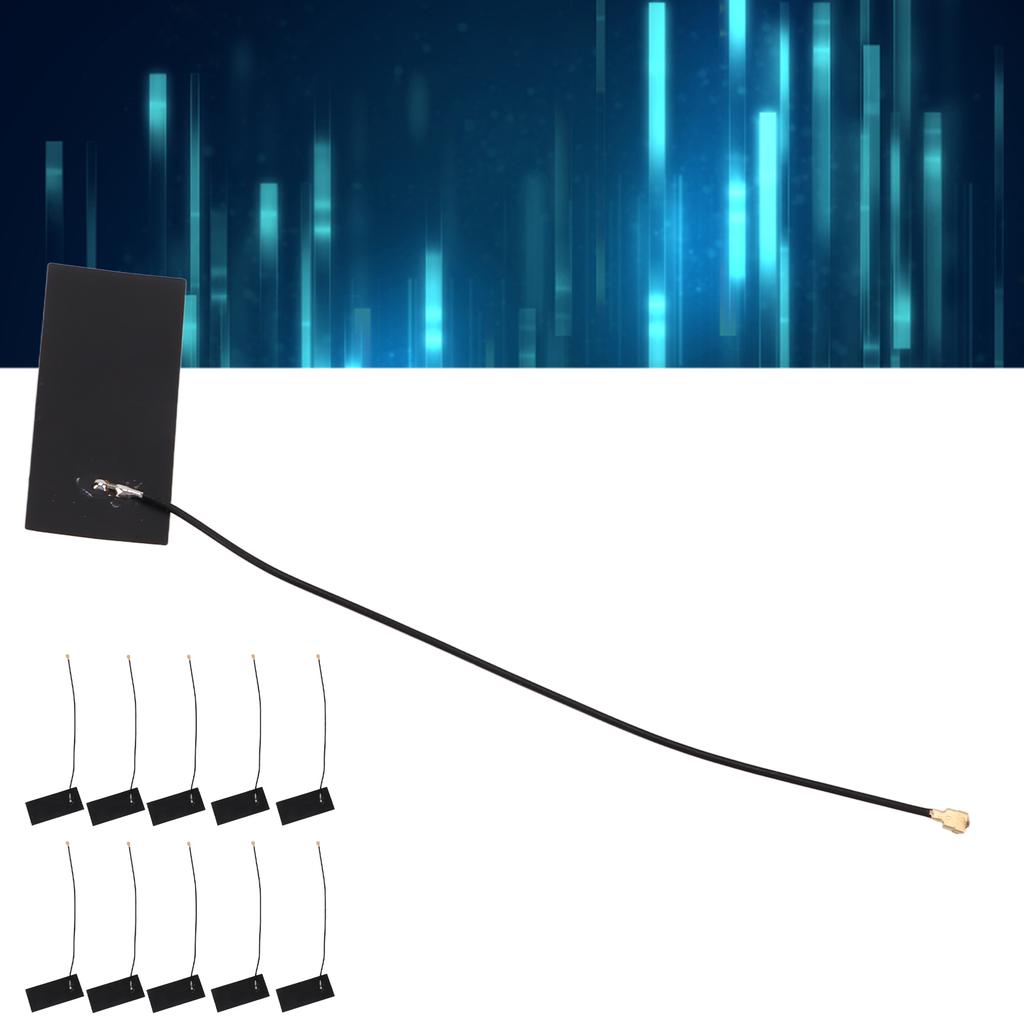 10pcs NZ‑868 WiFi Bluetooth Antenna 6DBI IPEX FPC Internal Antenna for Wireless Monitoring